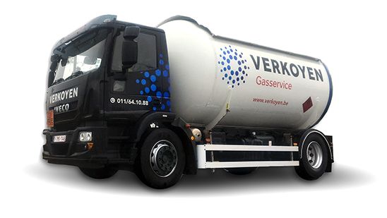 Verkoyen Gasservice, wij leveren alle bulkgassen.