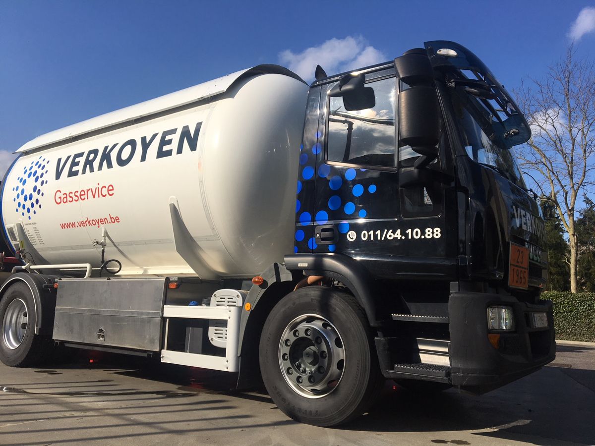 Levering bulkgassen door Verkoyen gasservice